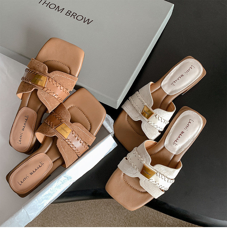 Karin Luna Hot Item Hot Item Comes with data plan included Flat woven style slippers
