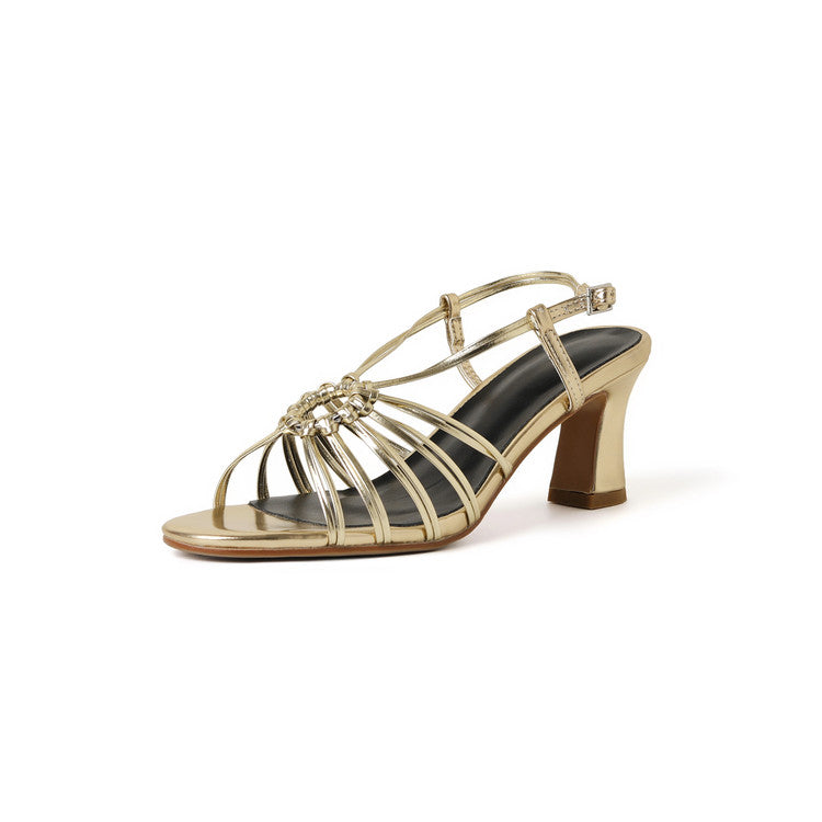 Karin Luna In Stock In Stock  Always in stock Classic French Style Open Toe High Heel Sandals