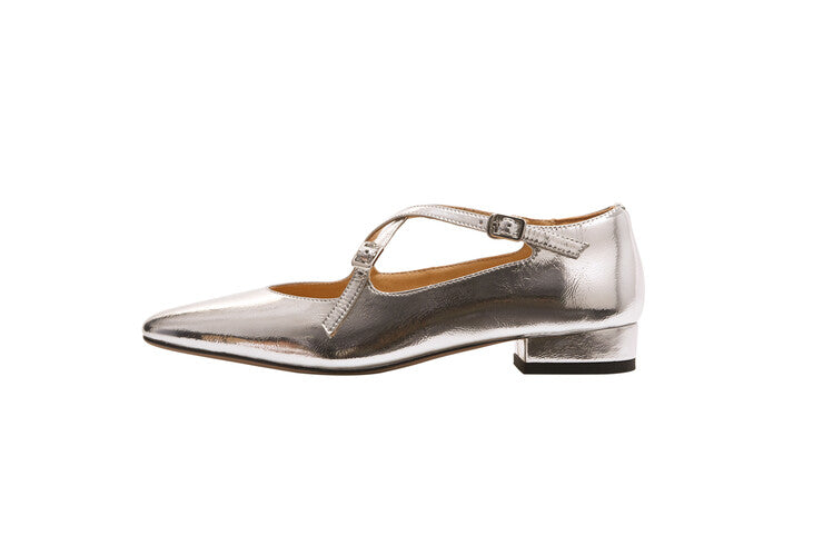 Karin Luna Bestseller Available for sale all seasons Mary Jane with built-in data Full Leather Single Shoes Go ahead with confidence