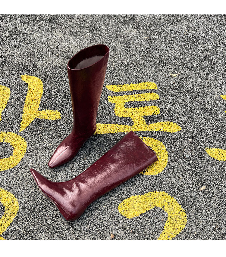 Karin Luna Retro Style  Flat Long Boots
