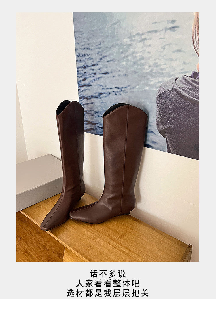 Karin Luna In Stock Spot Goods  Pointed Toe v Slimming Western Boots
