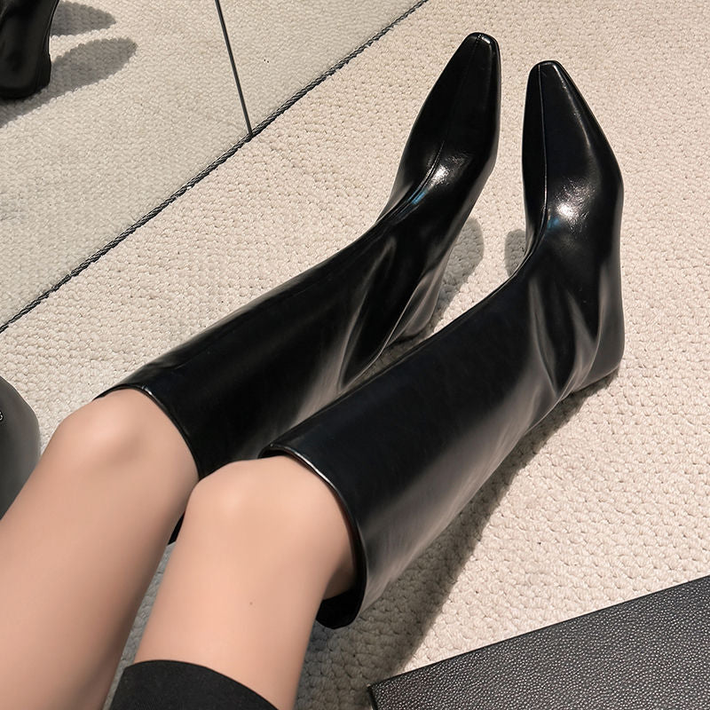 Karin Luna Retro Style  Flat Long Boots
