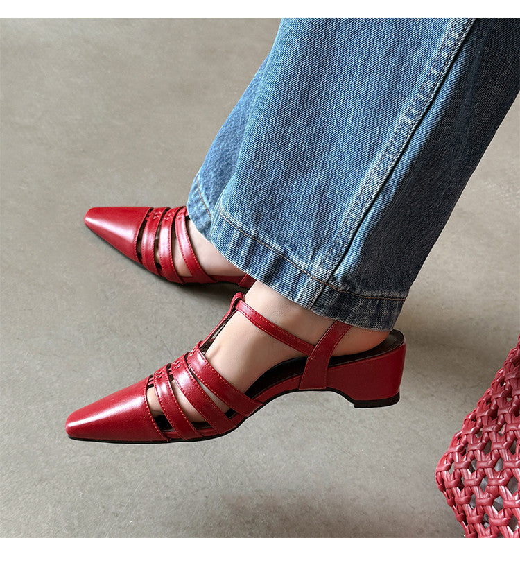 Karin Luna Classic Old Money Style Closed Toe Sandals