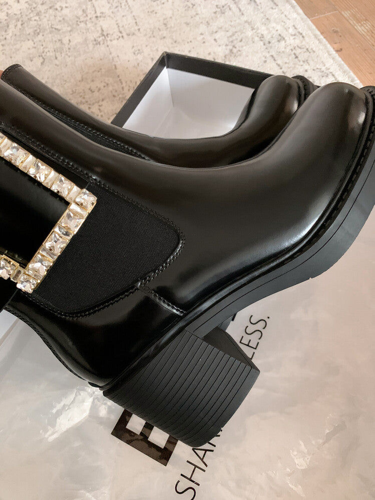 Karin Luna Bestseller Spot Goods Exquisiteness round Head Elastic Long Boots
