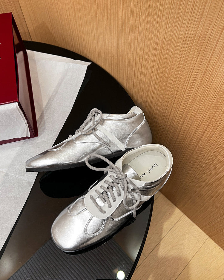 Karin Luna Casual Shoes Series~ Spot Goods Spot Goods Hot-selling Lace-up Hidden Heel Deep Mouth Single Shoes