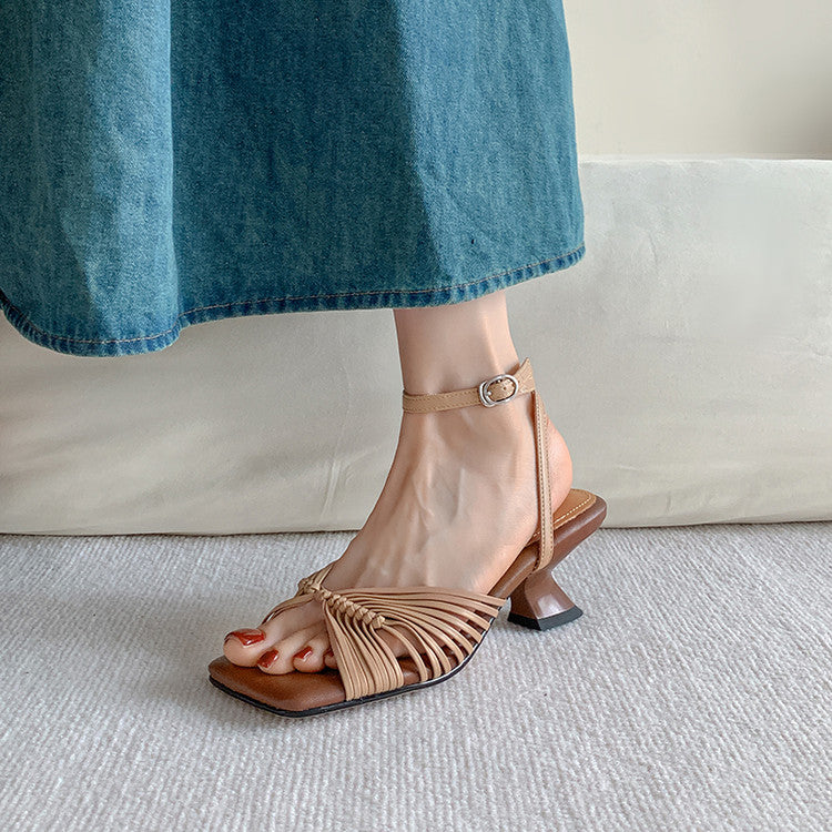 Karin Luna Handwoven Vacation Style~In stock Casual Versatile Sandals