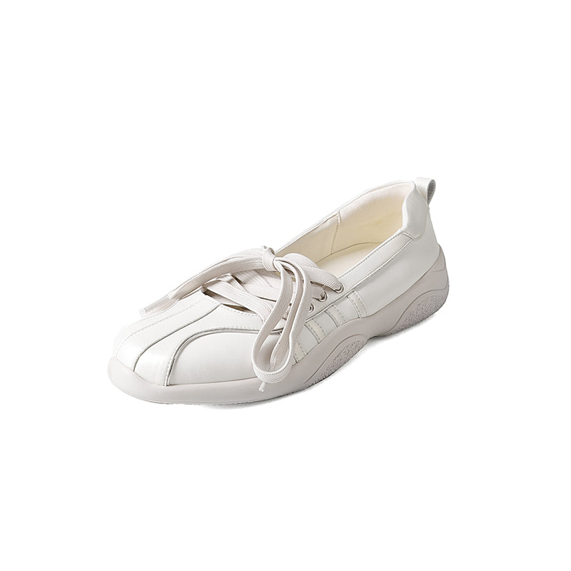 Karin Luna Casual Shoes Series~  In Stock Hot-Selling Versatile Lace-Up Casual Deep Mouth Flats