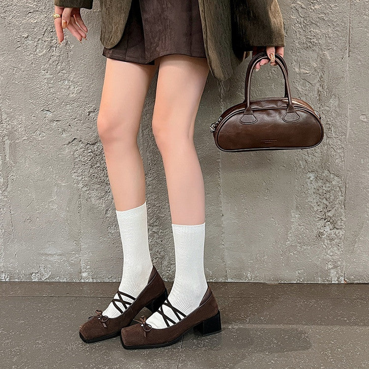 Karin Luna Hot Item Hot Item Xiaohongshu Hot Item  Comes with Bowknot Mary Jane Flats