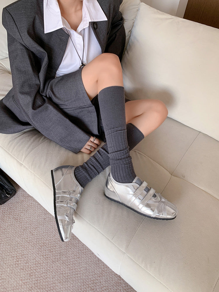 Karin Luna Casual Shoes Series~  In stock Hot-Selling Magic Tape Height-Increasing Deep Mouth Single Shoes