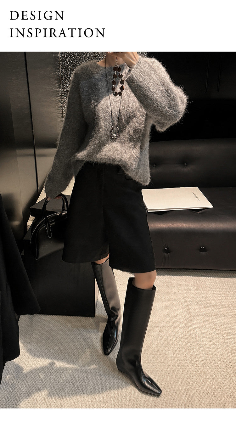 Karin Luna Retro Style  Flat Long Boots