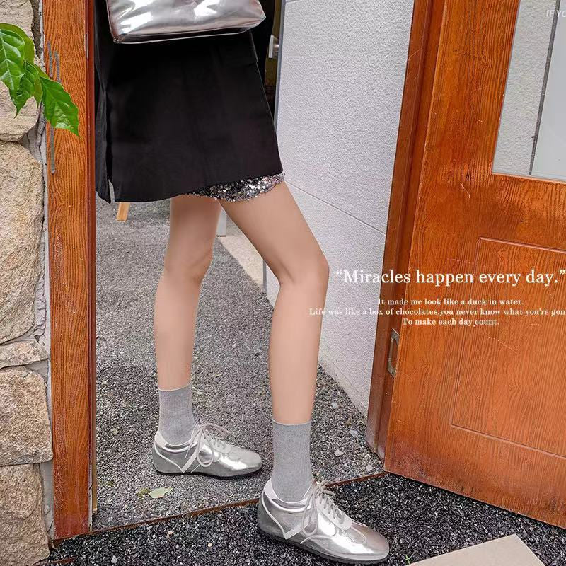 Karin Luna Casual Shoes Series~ Spot Goods Spot Goods Hot-selling Lace-up Hidden Heel Deep Mouth Single Shoes