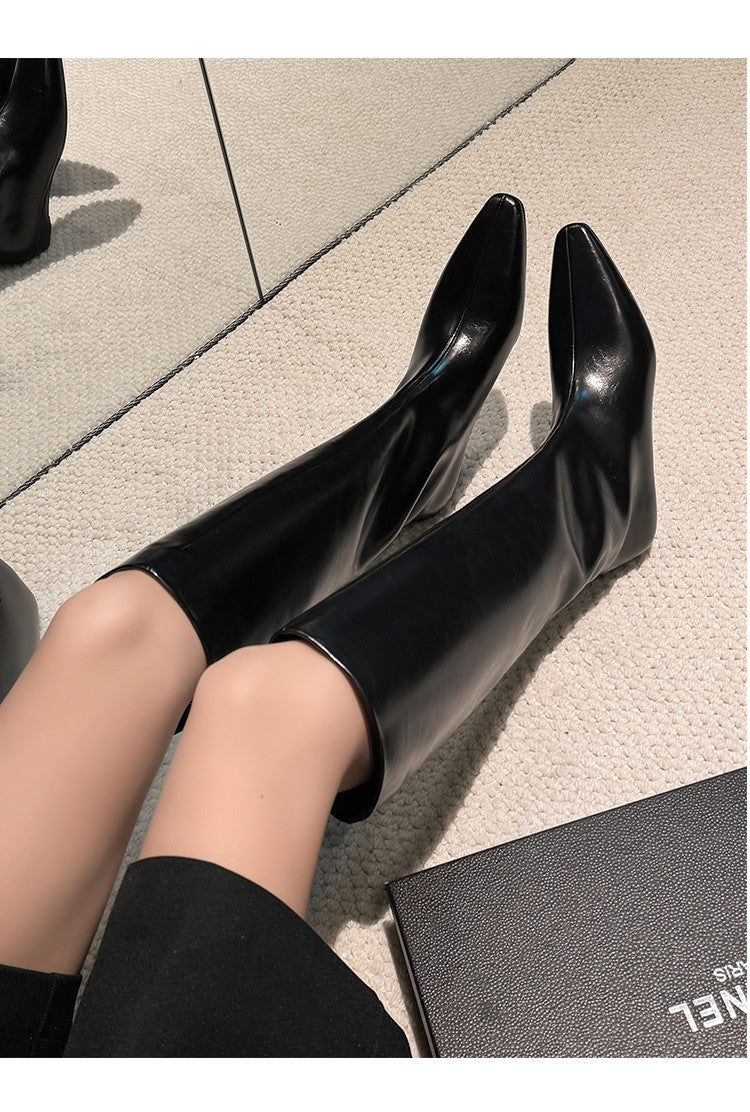 Karin Luna Retro Style  Flat Long Boots