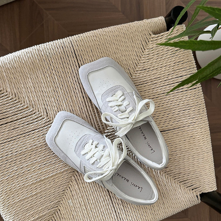 Karin Luna Casual Shoes Series~  In stock Lace-up Thick-soled Deep Mouth Single Shoes