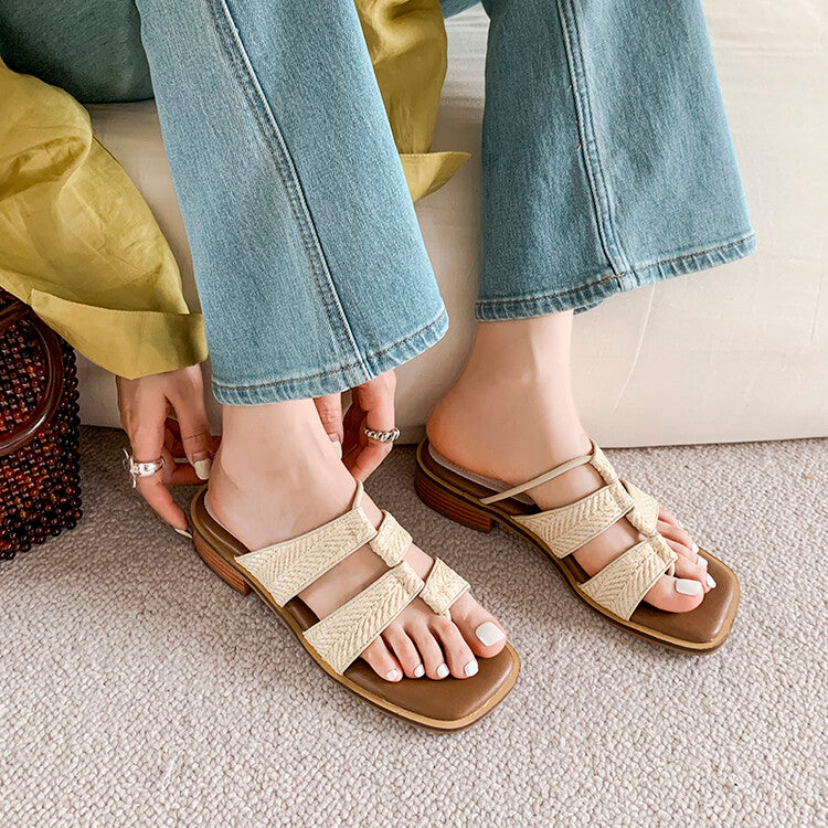 Karin Luna Hot-Selling Series~Resort style with inherent appeal Designed thong sandals