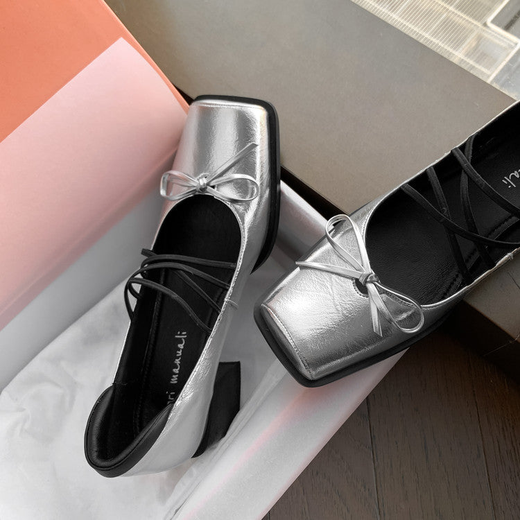 Karin Luna Hot Item Hot Item Xiaohongshu Hot Item  Comes with Bowknot Mary Jane Flats