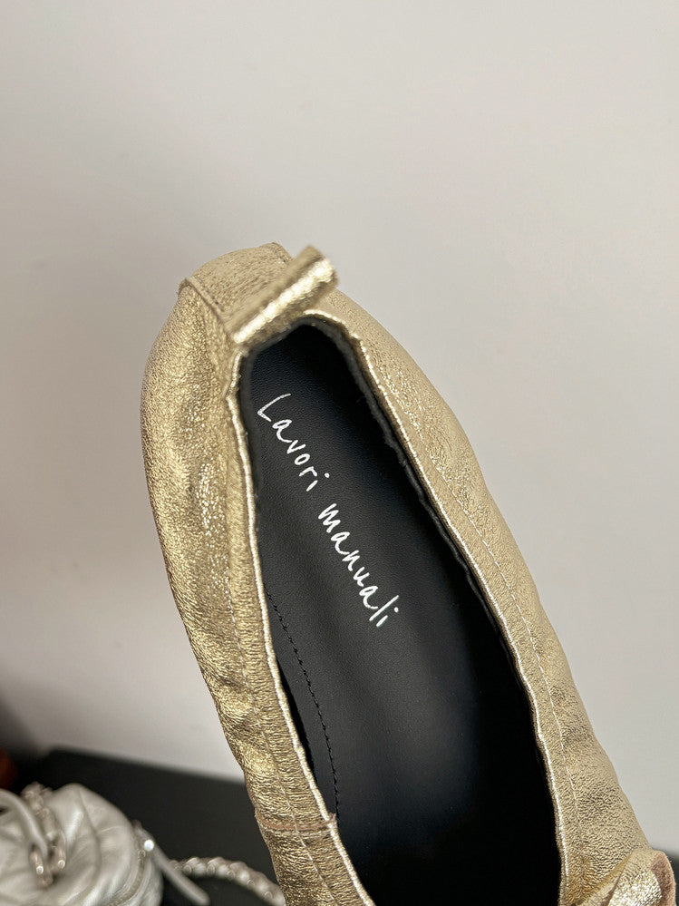 Karin Luna In Stock Spot Goods   Tassel Round Toe Hidden Wedge Mary Jane Shoes