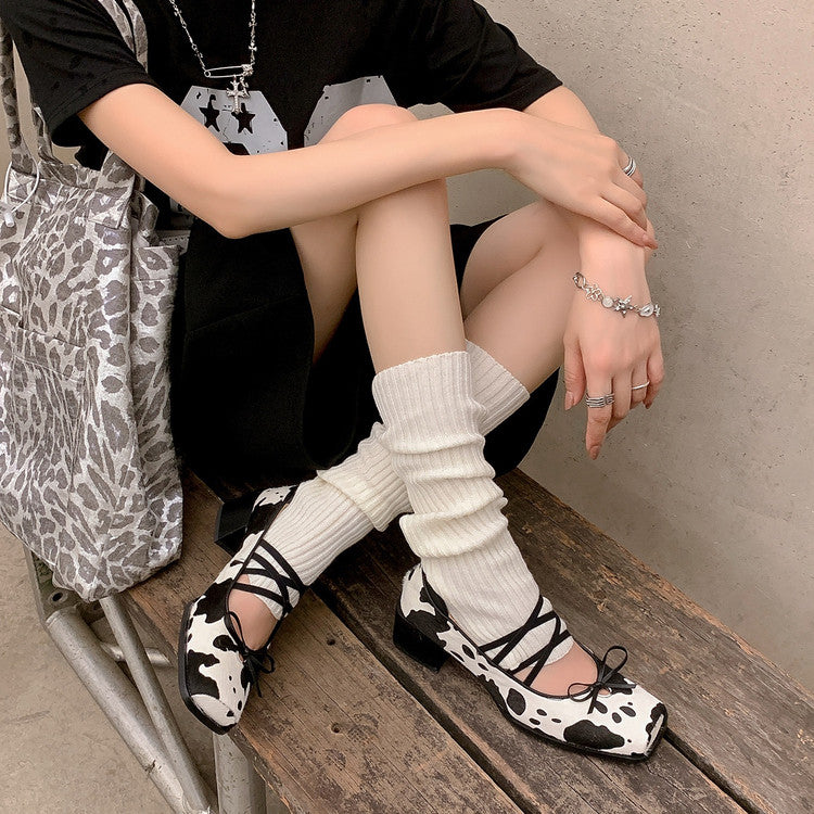 Karin Luna Hot Item Hot Item Xiaohongshu Hot Item  Comes with Bowknot Mary Jane Flats