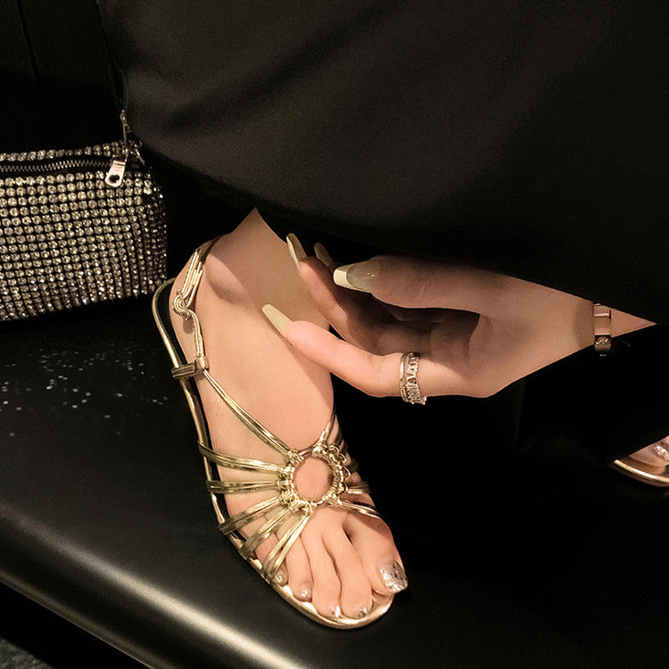 Karin Luna In Stock In Stock  Always in stock Classic French Style Open Toe High Heel Sandals