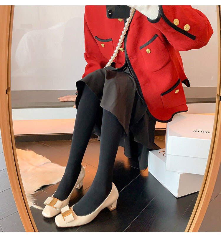Karin Luna In Stock Spot Goods Classic Bestseller Ferragamo Full Leather Inside and Out Commuting Four Seasons Can Be Worn！