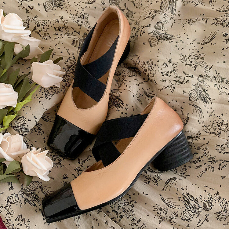 Karin Luna In Stock  Spot Goods  Lost in a Flash~Full Grain Leather Inside and Out Pig Nose Style Mainly Recommended Popular Ballet Shoes