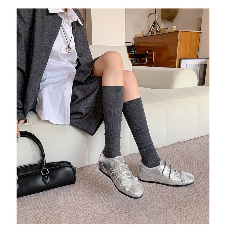 Karin Luna Casual Shoes Series~  In stock Hot-Selling Magic Tape Height-Increasing Deep Mouth Single Shoes
