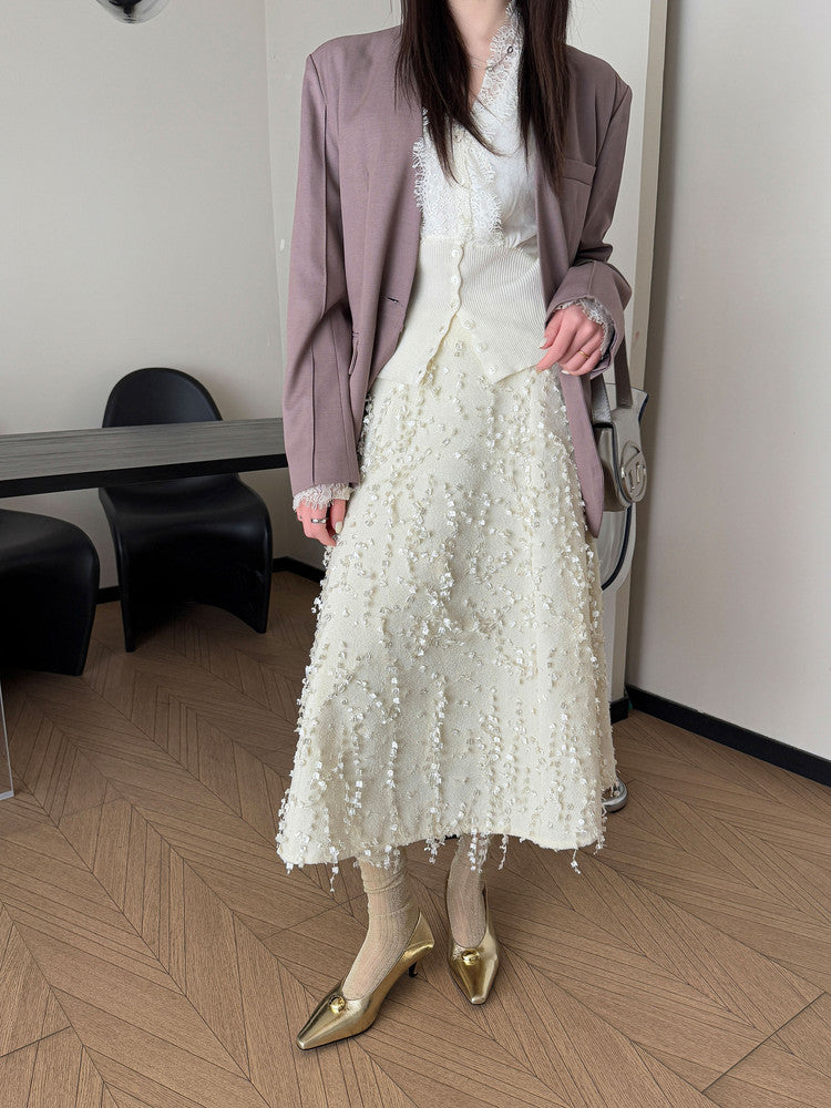Karin Luna In Stock In Stock ~Basic Versatile French Style Small Square Toe Shallow Mouth Single Shoes