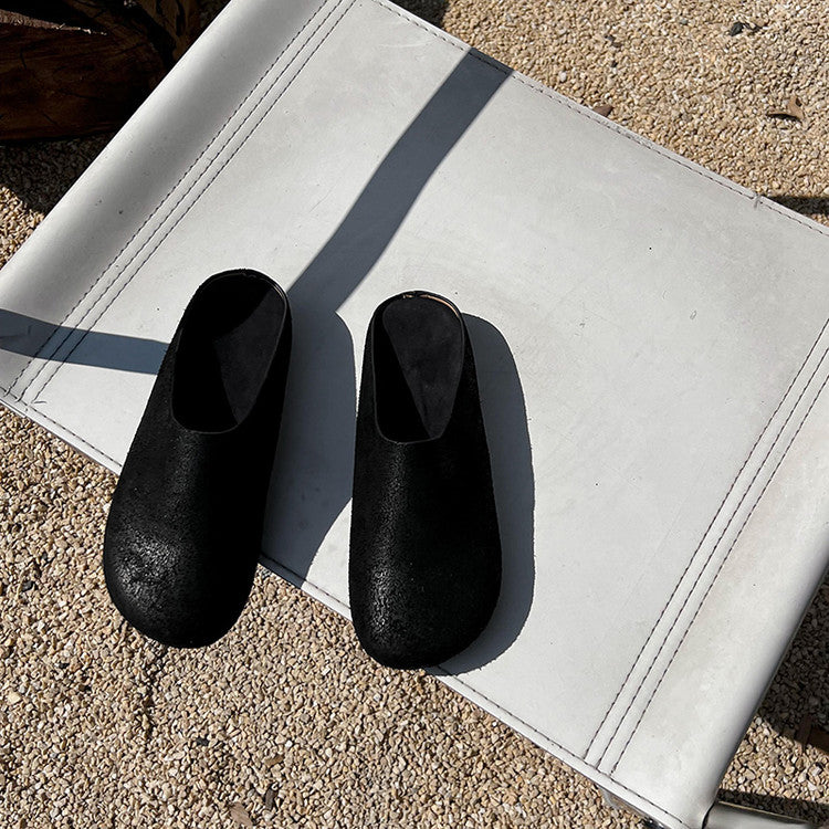 Karin Luna Full Layer Inside and Out~Spot Goods Spot Goods Basic Versatile Mules Slippers