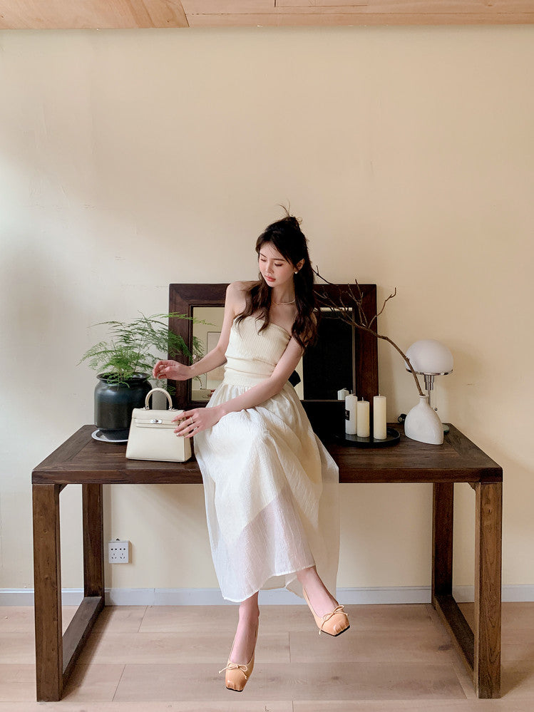 Karin Luna In Stock In Stock ~Full leather inside and out Pig Nose Bow Retro Thick Heel Mary Jane Shoes