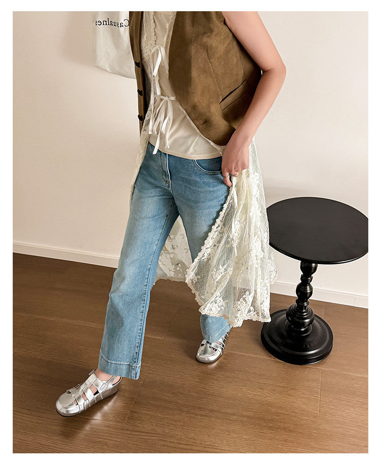 Karin Luna Full Layer Inside and Out~Basic Versatile Perforated Round Toe Birkenstock Shoes