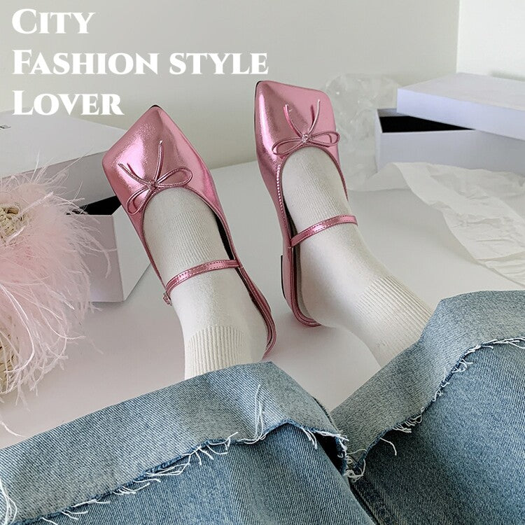Karin Luna Hot-Selling Derivative Edition~Comes with data plan included Must-have Butterfly Knot Closed-Toe Height-Increasing Slippers