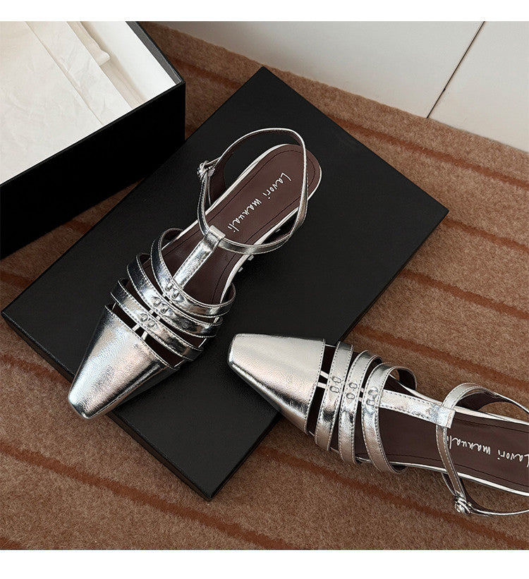 Karin Luna Classic Old Money Style Closed Toe Sandals