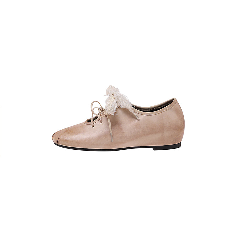 Karin Luna In Stock In Stock  Xiaohongshu Hot Sale Full Leather Round Toe Deep Mouth Single Shoes