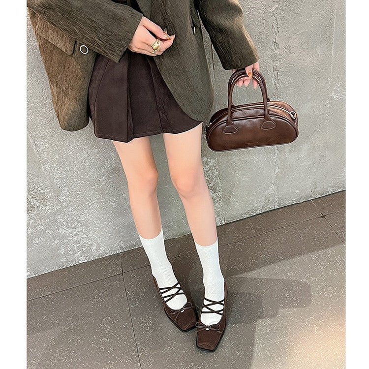 Karin Luna Hot Item Hot Item Xiaohongshu Hot Item  Comes with Bowknot Mary Jane Flats
