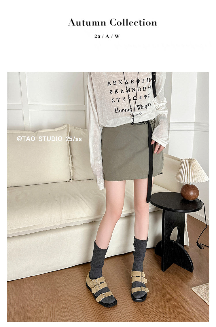 Karin Luna In Stock Spot Goods   Casual Belt Buckle Thick-soled Versatile Sandals