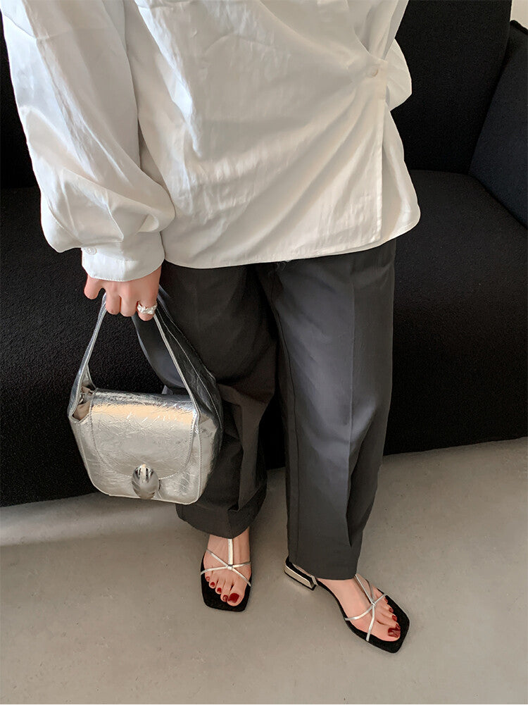 Karin Luna Bestseller Popular Featured products a Large Number of Spot Goods  Comes with data included  Thin Strap T Word Sandals