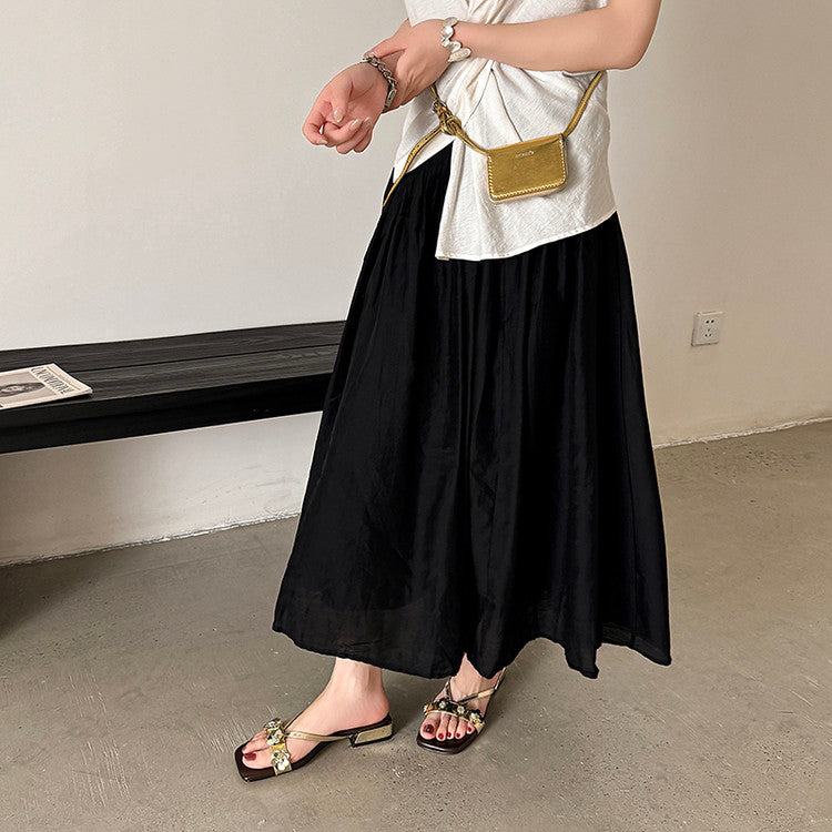 Karin Luna In Stock Spot Goods  One-Strap Sequin Floral Square-Toe Flat Slippers