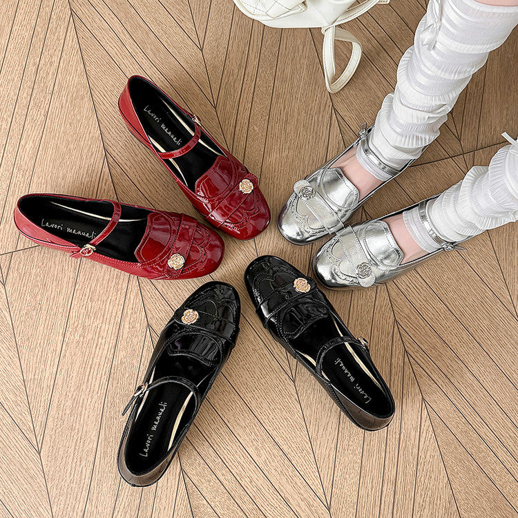 Karin Luna In Stock In Stock Vintage Mary Jane Series·Single Strap Flats