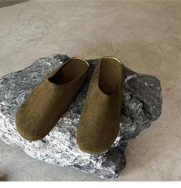 Karin Luna Full Layer Inside and Out~Spot Goods Spot Goods Basic Versatile Mules Slippers