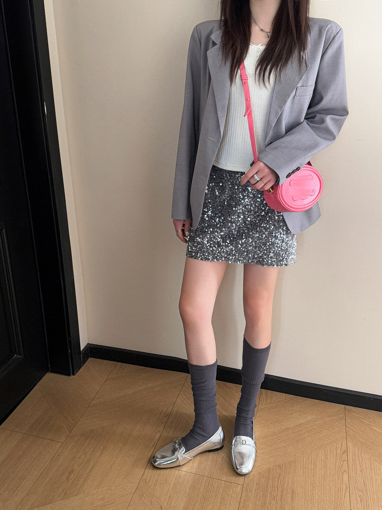 Karin Luna In Stock Spot Goods Basic Versatile British Style Single Shoes