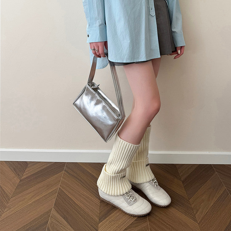 Karin Luna Casual Shoes Series~  In stock Xiaohongshu Hot-Selling Lace-Up Thick-Soled Deep Mouth Single Shoes