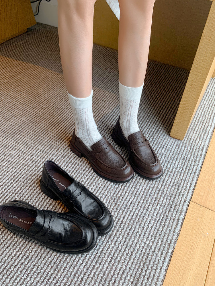 Karin Luna Classic Style British Style Loafers