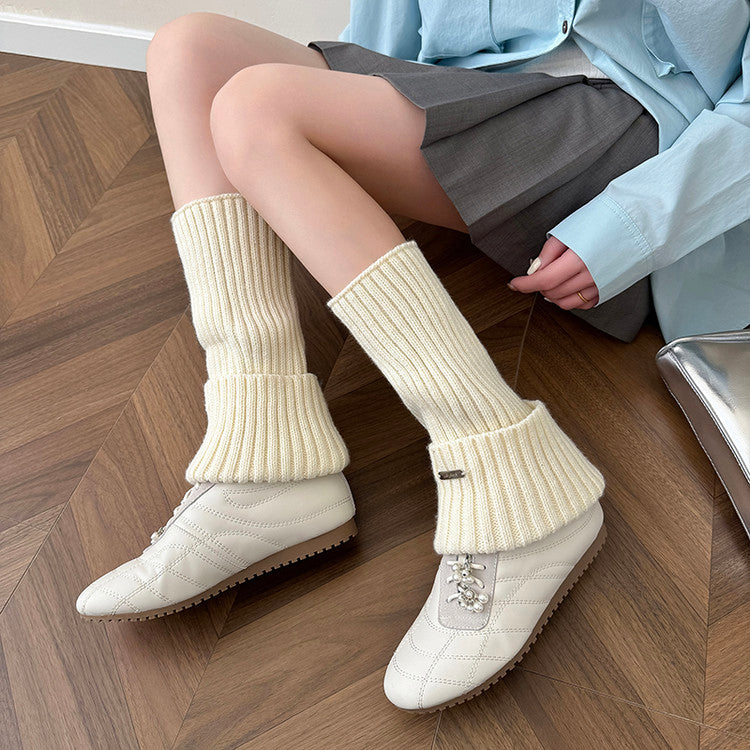 Karin Luna Casual Shoes Series~  In stock Xiaohongshu Hot-Selling Lace-Up Thick-Soled Deep Mouth Single Shoes