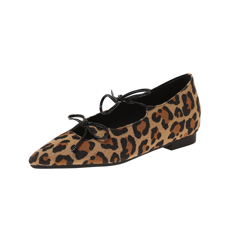 Karin Luna In Stock Spot Goods  Hot-selling Element Bowknot Square Toe Pointed Toe Single Shoes