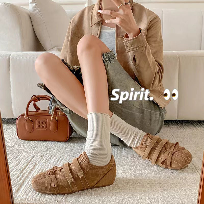 Karin Luna Casual Shoes Series~  In stock Hot-Selling Magic Tape Height-Increasing Deep Mouth Single Shoes