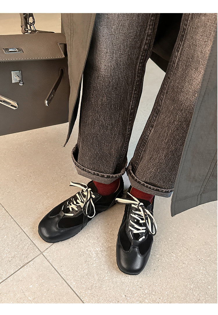 Karin Luna In Stock Spot Goods Casual Style Suede Lace-Up Height-Increasing Popular Single Shoes