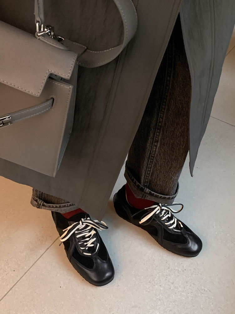 Karin Luna In Stock Spot Goods Casual Style Suede Lace-Up Height-Increasing Popular Single Shoes