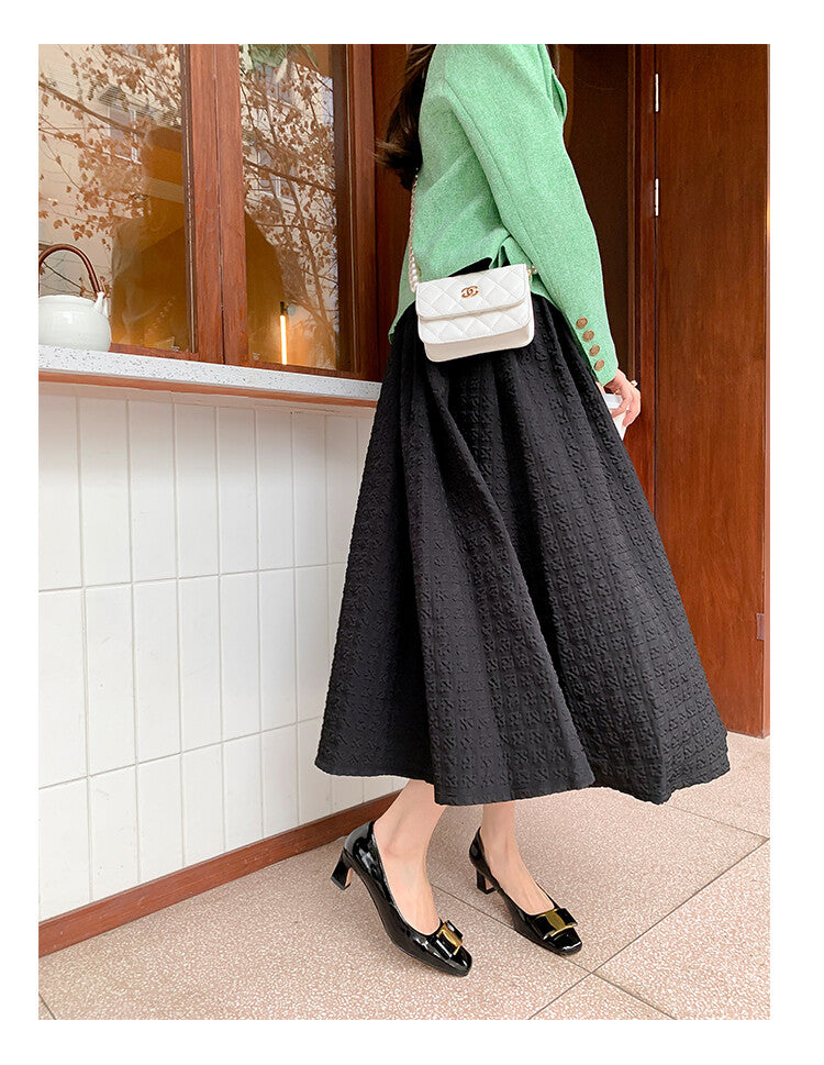 Karin Luna In Stock Spot Goods Classic Bestseller Ferragamo Full Leather Inside and Out Commuting Four Seasons Can Be Worn！
