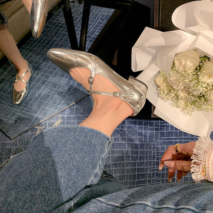 Karin Luna Bestseller Available for sale all seasons Mary Jane with built-in data Full Leather Single Shoes Go ahead with confidence