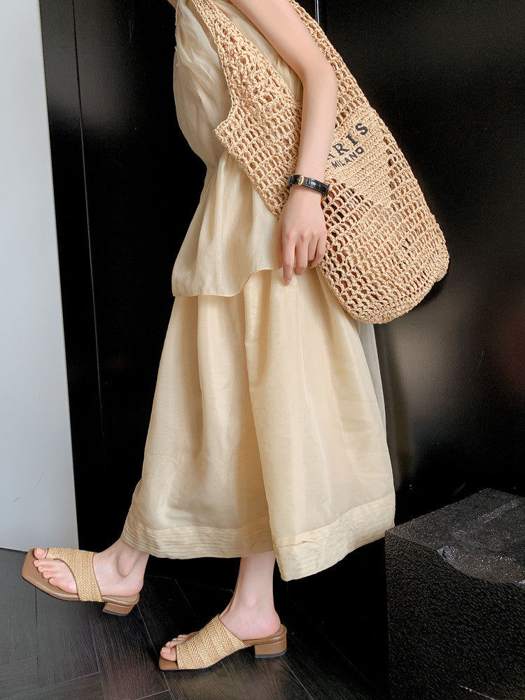Karin Luna Bestseller  Popular  Data Hot-Selling Toe-Clip Straw Vacation Style Slippers