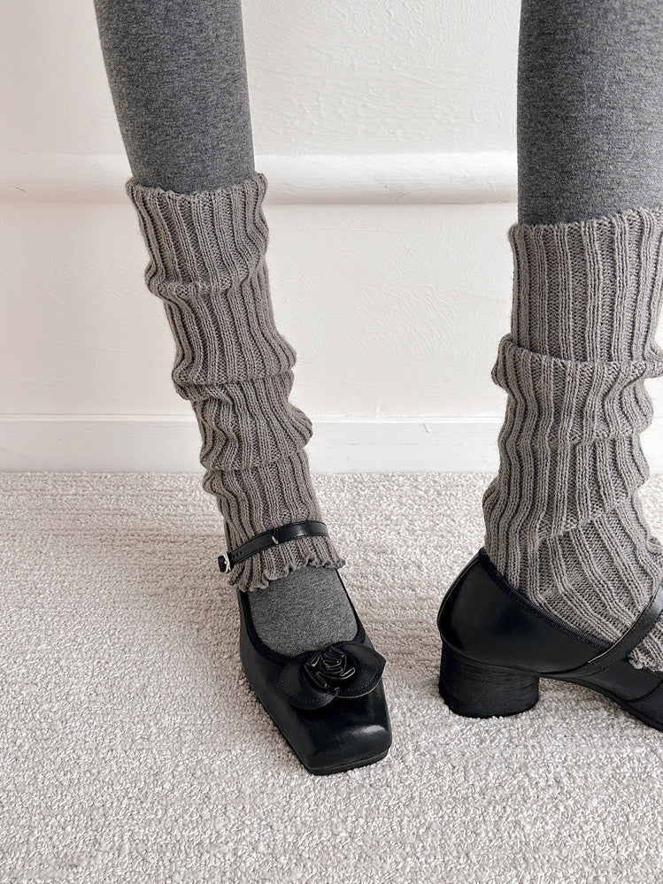 Karin Luna In Stock Spot Goods  Vintage Three-Dimensional Camellia Square-Toed Mary Jane Shoes